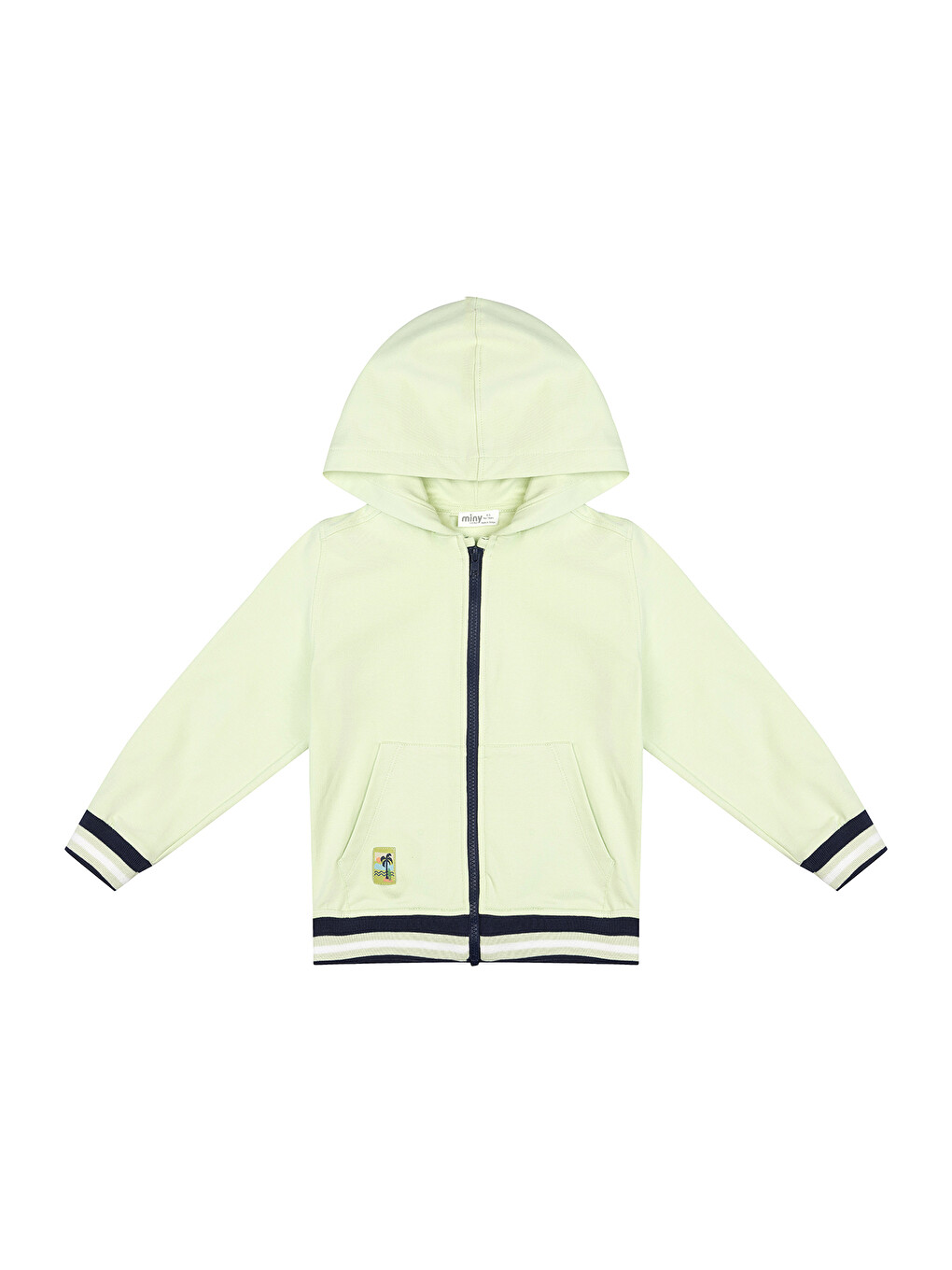 Erkek Çocuk Düz Sweatshirt 2 Yaş-6 Yaş Yeşil-1