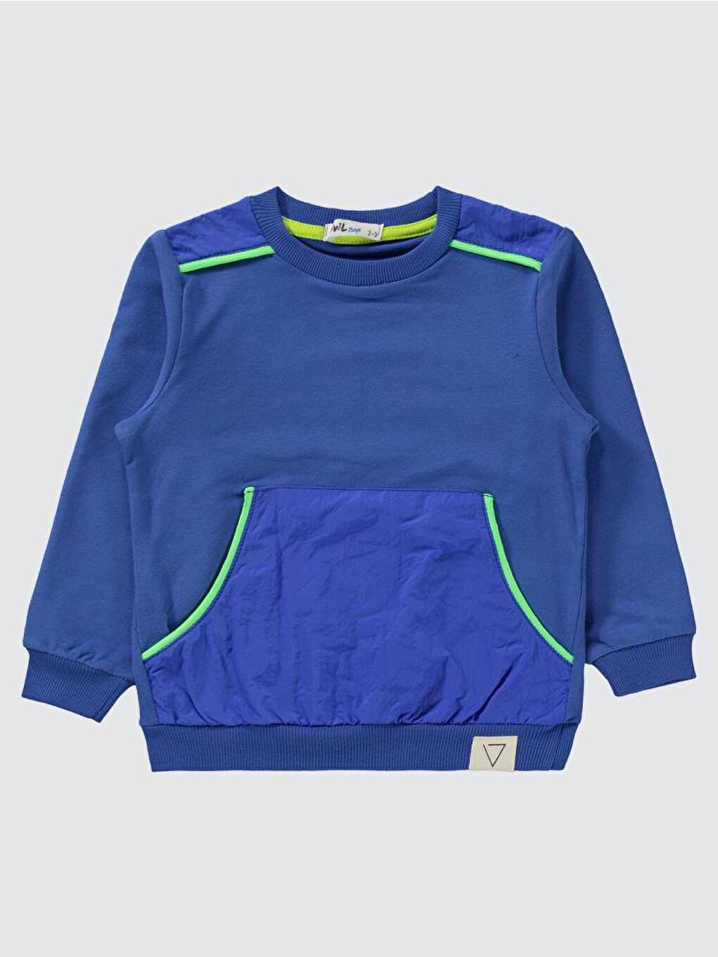 Boys Mikro Cepli Biyeli 2-5 Yaş Eşofman Takımı - Mavi 4-5 Yaş