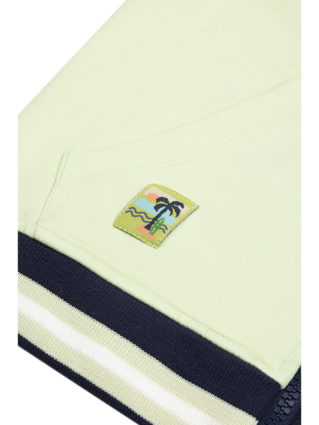 Erkek Çocuk Düz Sweatshirt 2 Yaş-6 Yaş Yeşil-3
