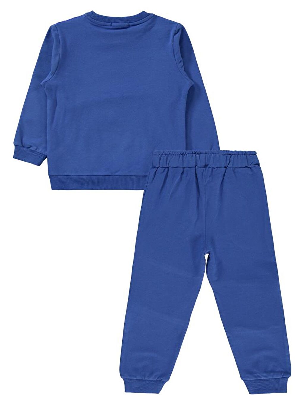 Boys Mikro Cepli Biyeli 2-5 Yaş Eşofman Takımı - Mavi 4-5 Yaş-3