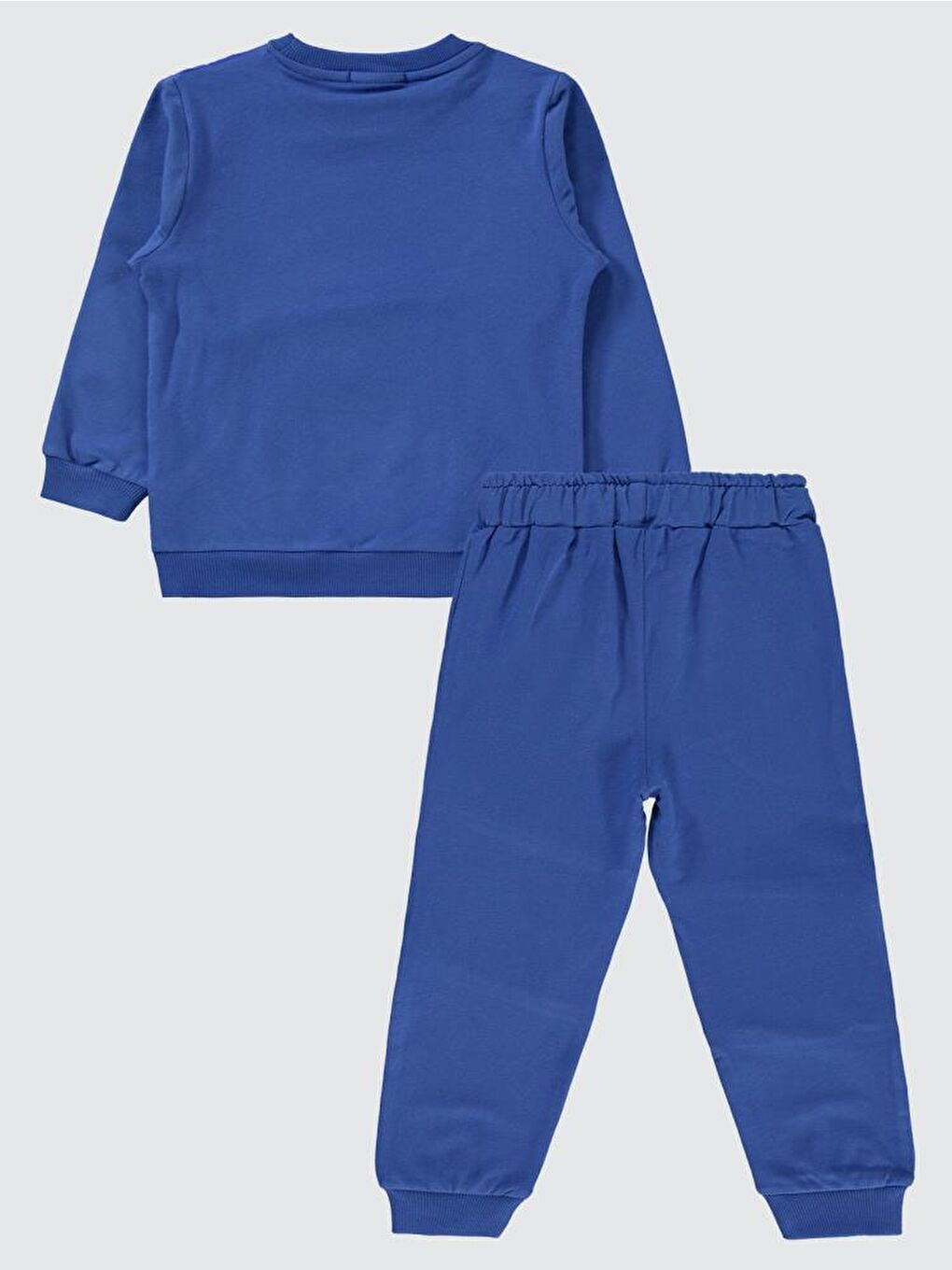 Boys Mikro Cepli Biyeli 2-5 Yaş Eşofman Takımı - Mavi 4-5 Yaş-5