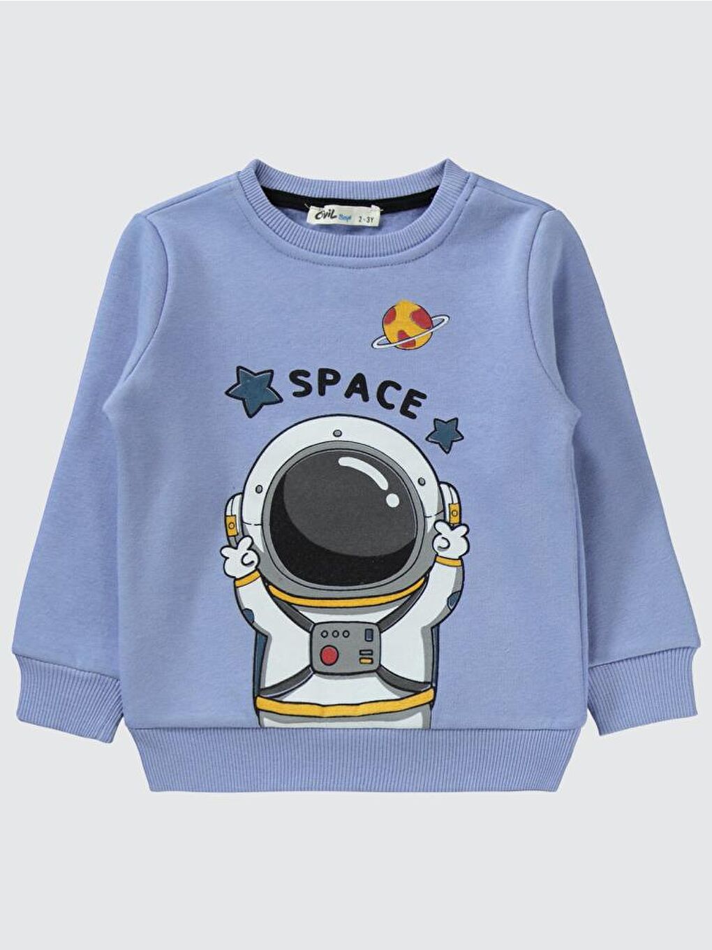 Boys Space Baskılı 2-5 Yaş Eşofman Takımı - Mavi 3-4 Yaş-1