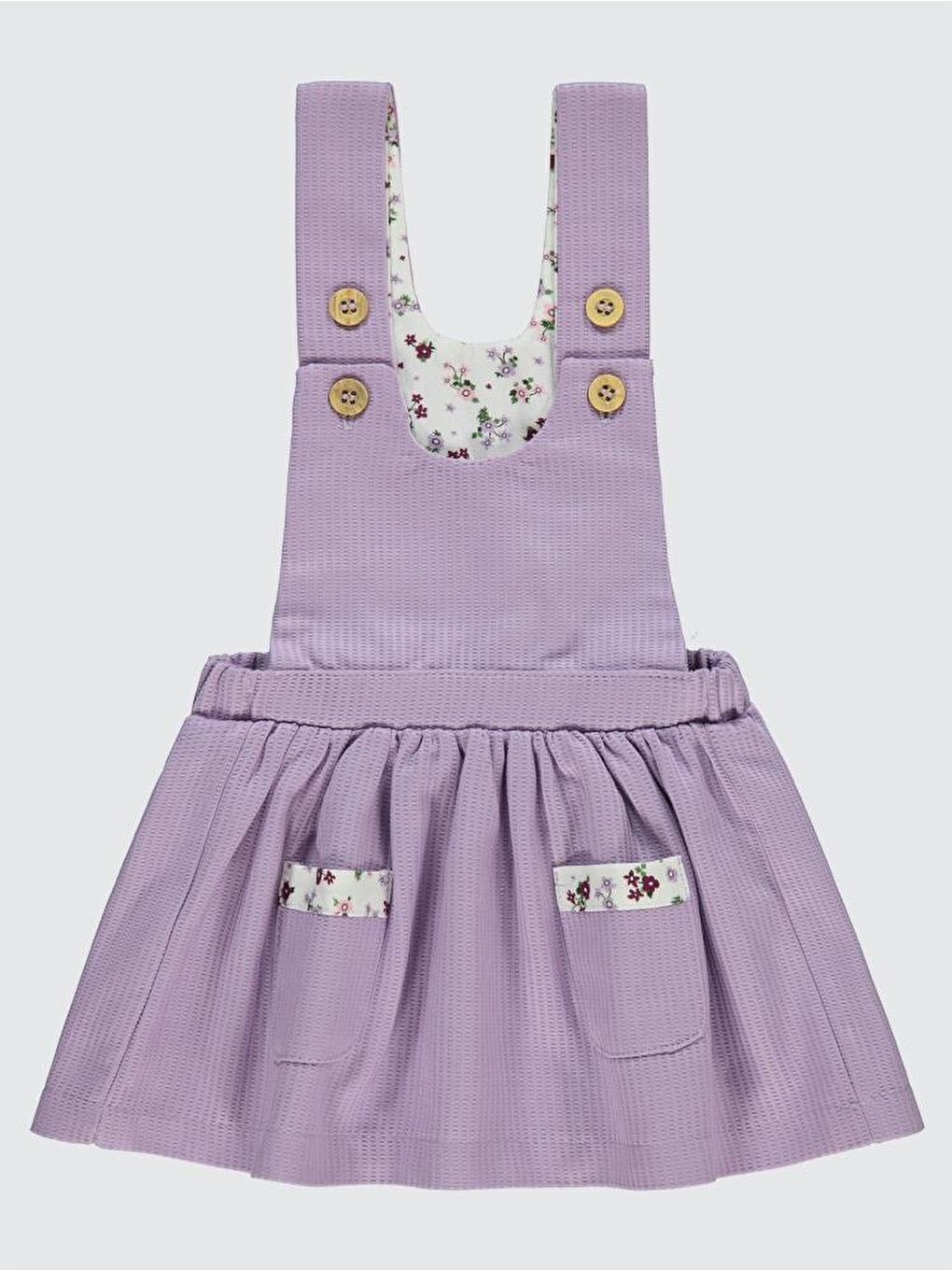 Baby Cep Detaylı 6-18 Ay Elbise - Lila 18-24 Ay