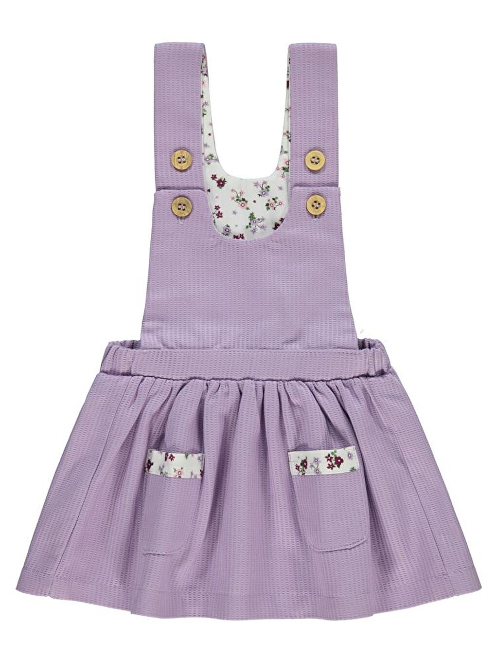 Baby Cep Detaylı 6-18 Ay Elbise - Lila 18-24 Ay-3