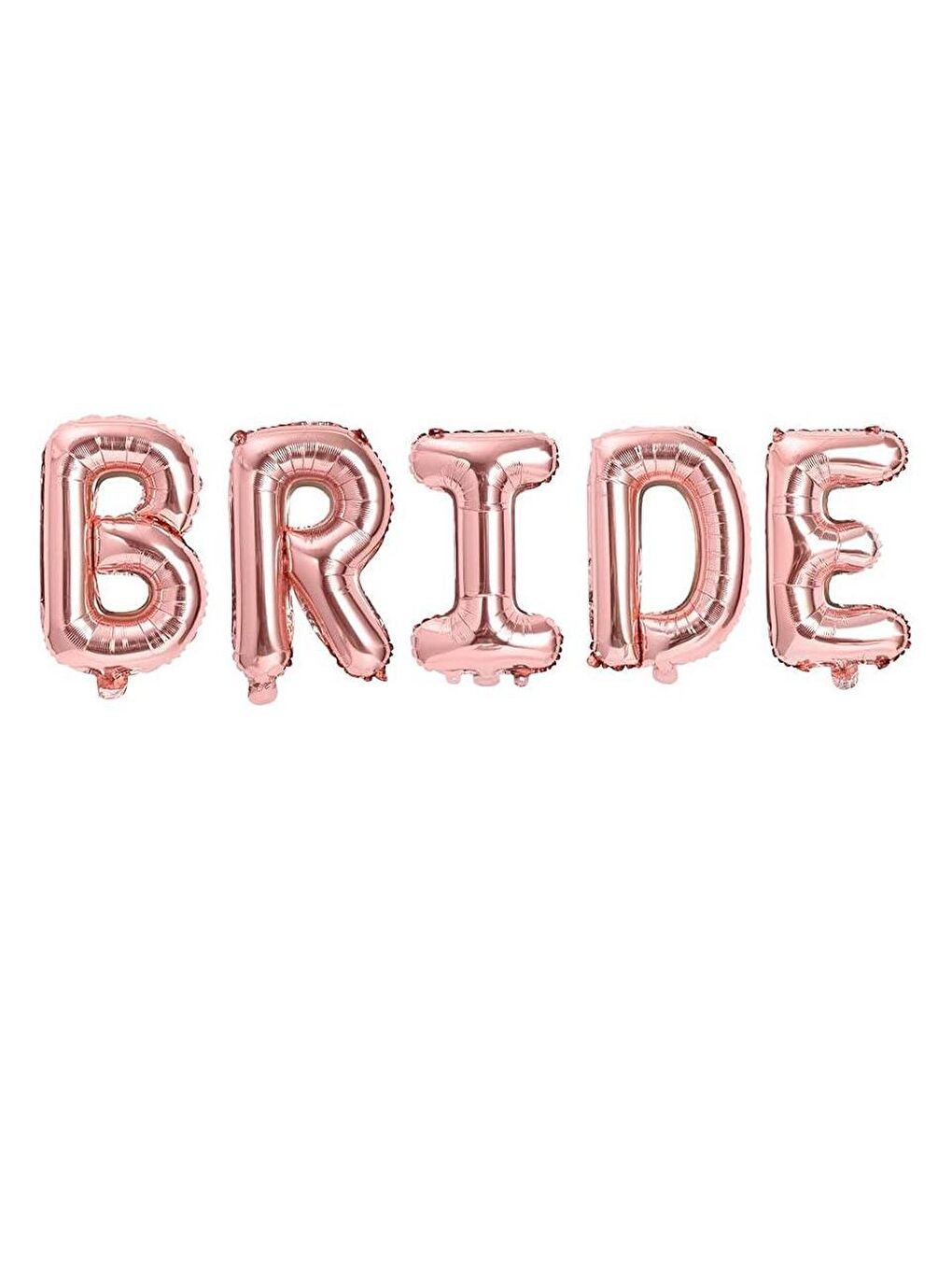 Pembe Bride Folyo Balon Bekarlığa Veda Parti Balonu Rose Gold 86 cm-1