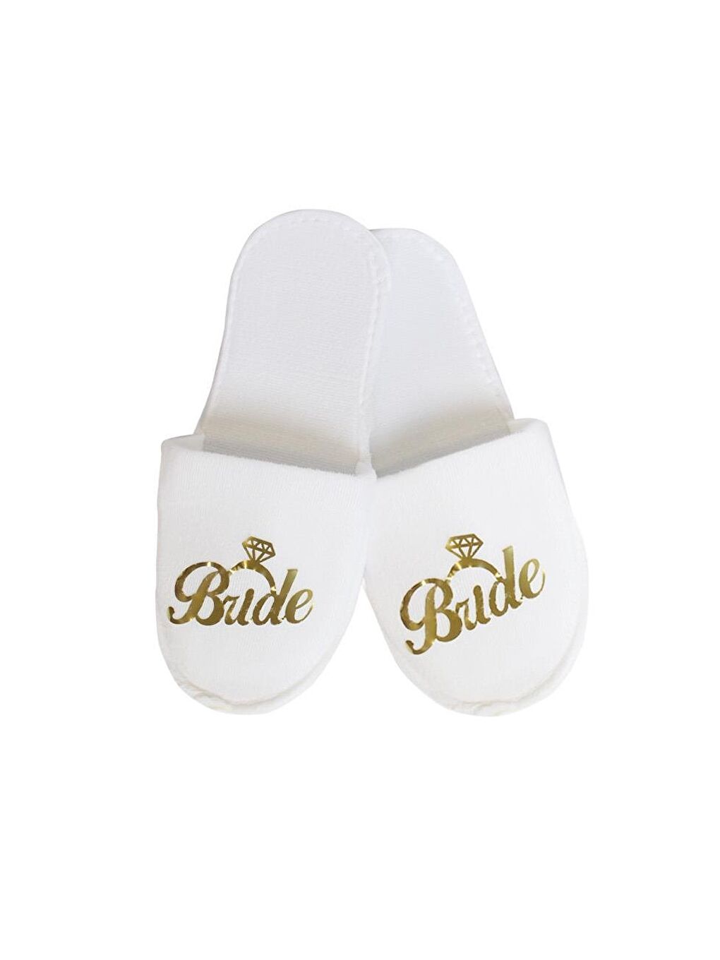 Bride Yazılı Gelin Terliği Beyaz Bekarlığa Veda Partisi Terlik-2