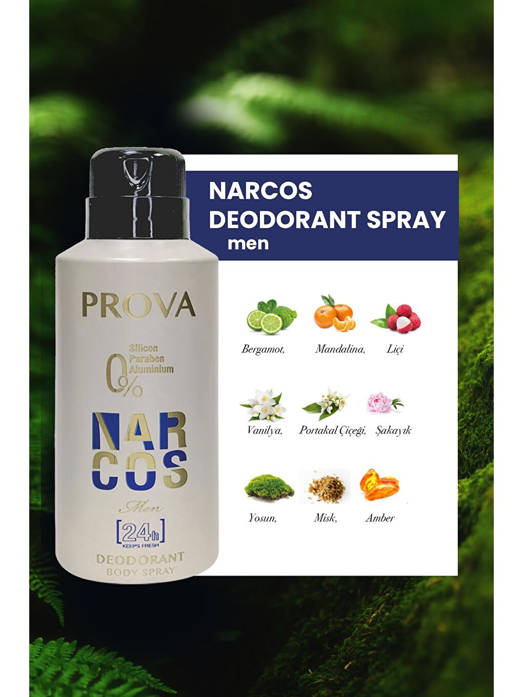 Prova Karışık Narcos Erkek Deodorant 150 ml 3 Adet - 2