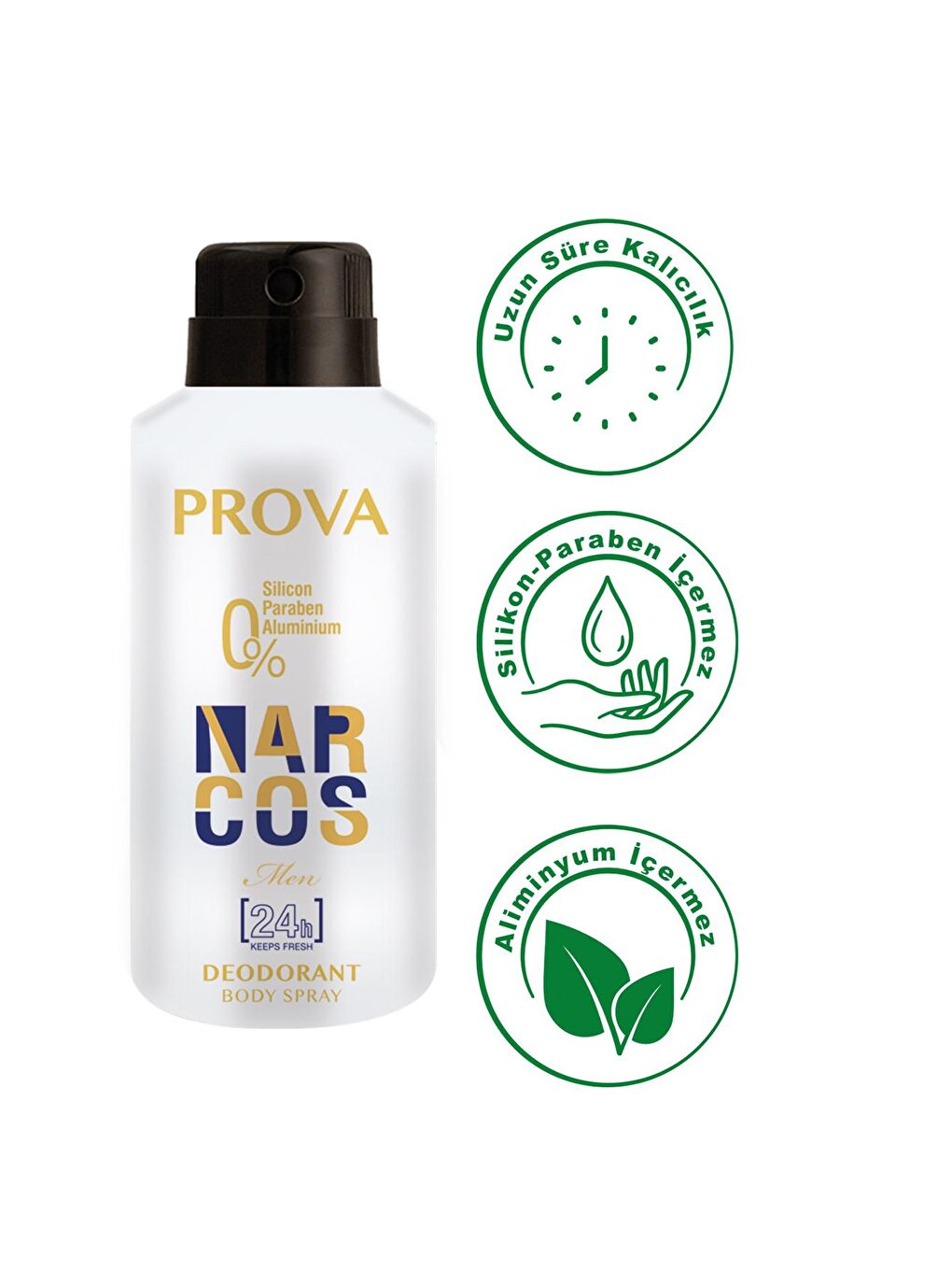 Prova Karışık Narcos EDP Erkek Parfüm 120 ml ve Deodorant 150 ml 3 Adet - 2