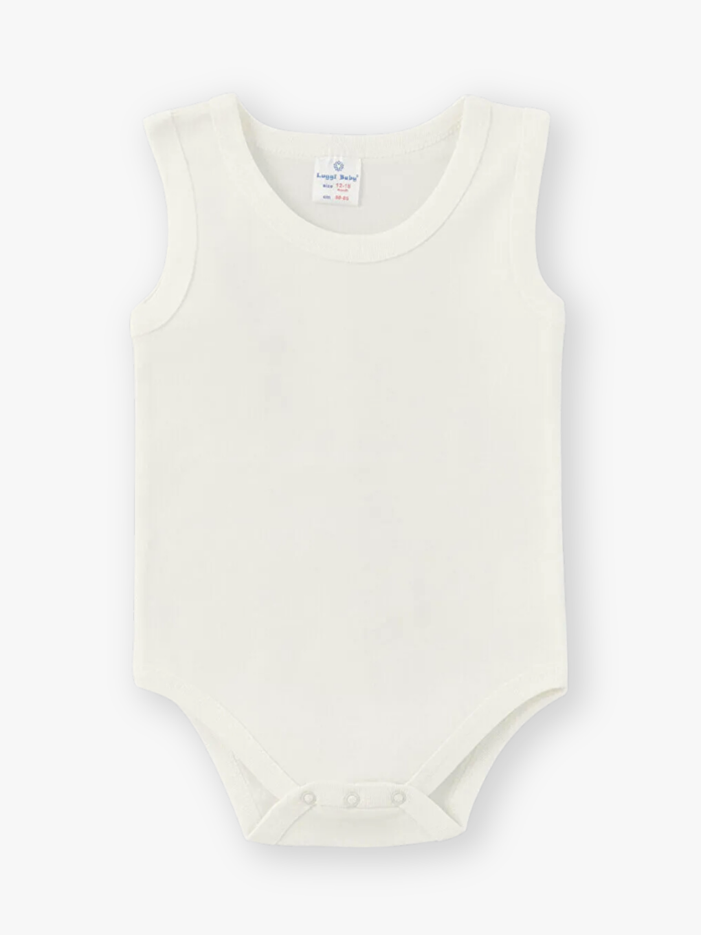 Ekru Bisiklet Yaka Pamuklu Unisex Bebek Çıtçıtlı Body 6'lı-1