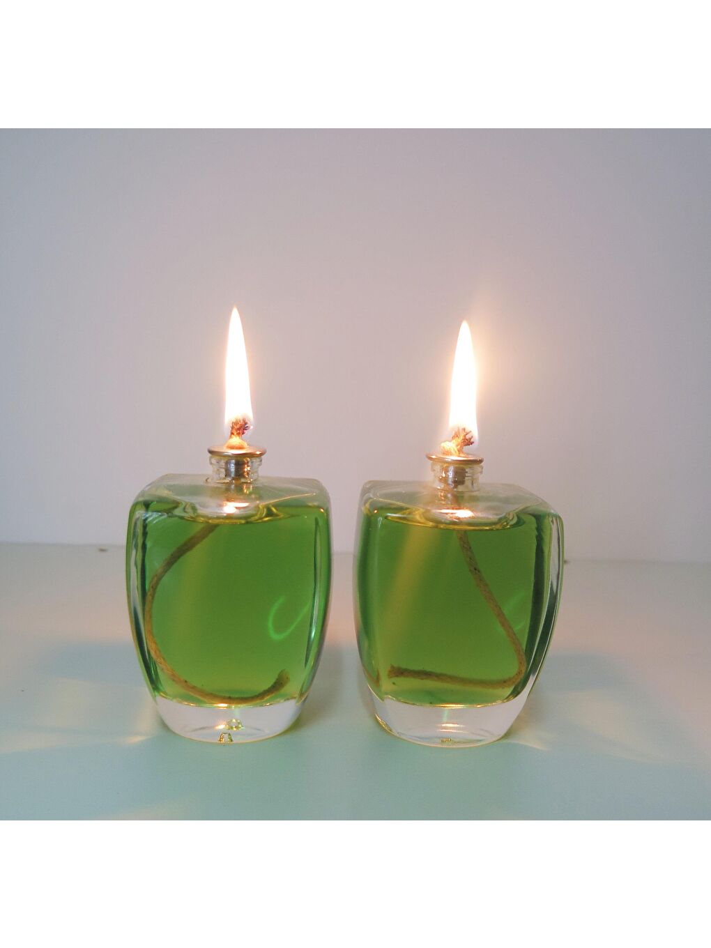 2 li Palo Santo Kokulu Yeşil Kandil Seti ( 2 x 100 ml)