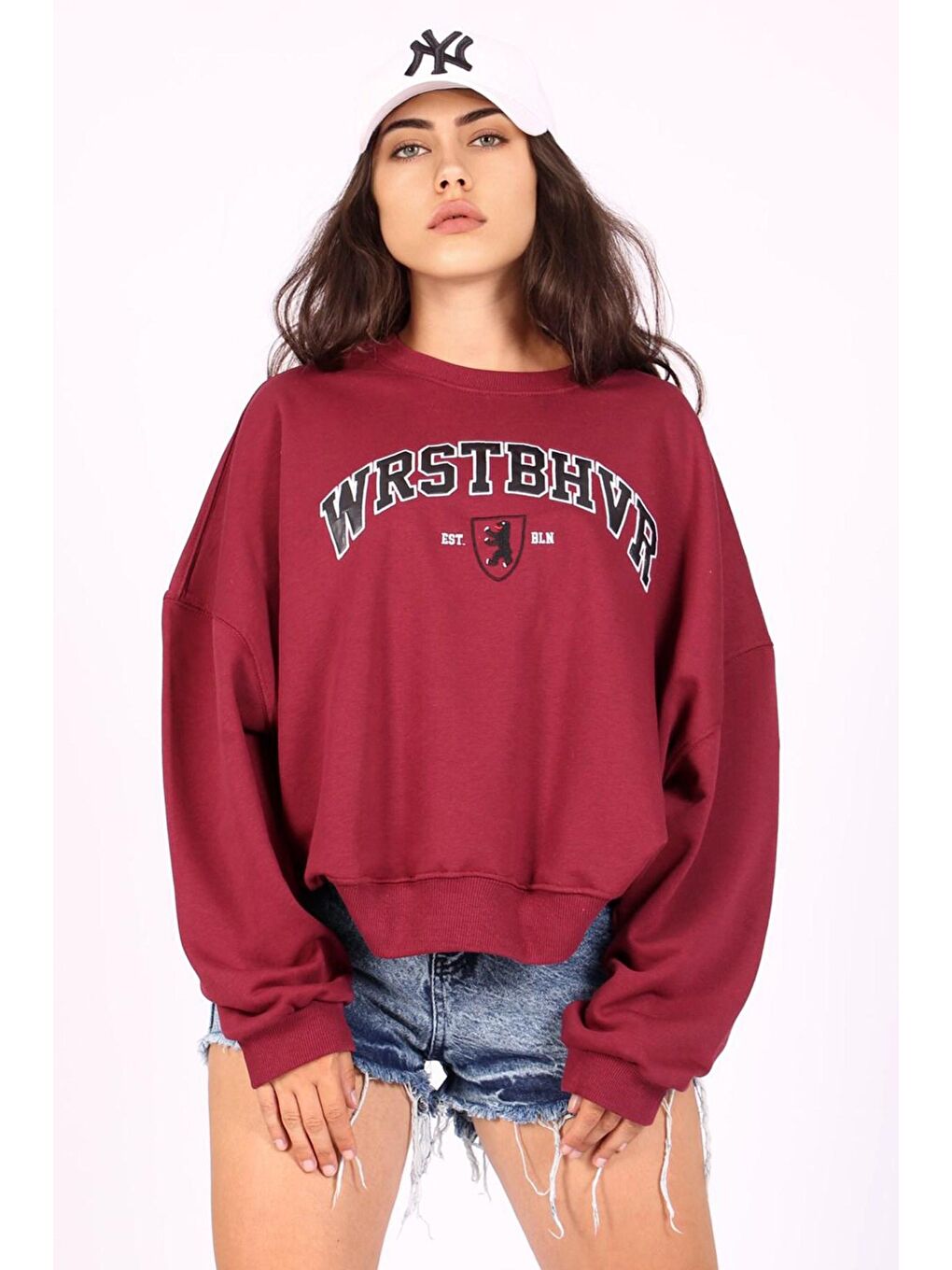 Madmext Bordo Sweatshirt MG1196