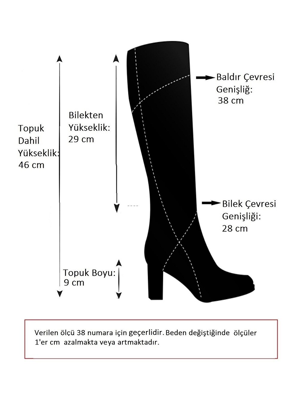 Kahverengi E674250509 Taba Kadın Çizme-4