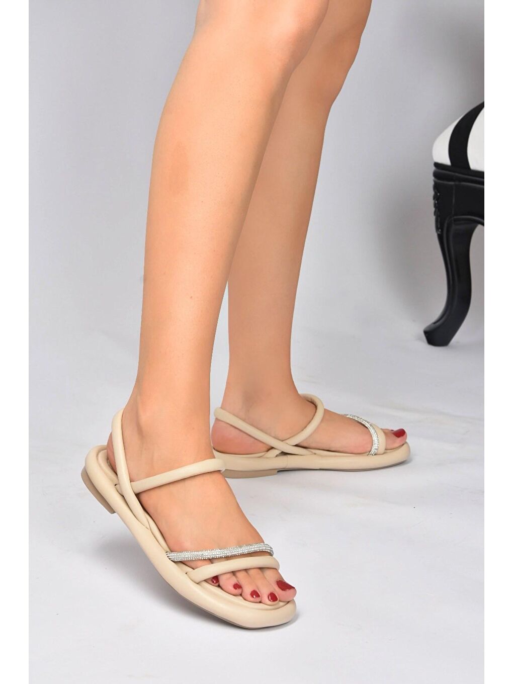 Bej Ten Kadın Sandalet K848220009
