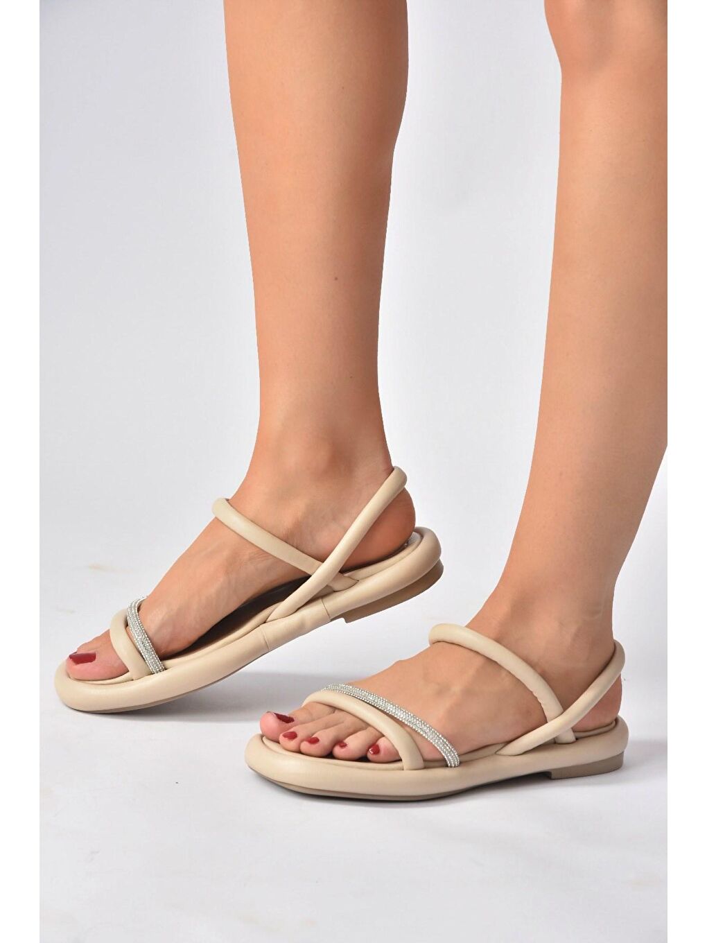 Bej Ten Kadın Sandalet K848220009-1