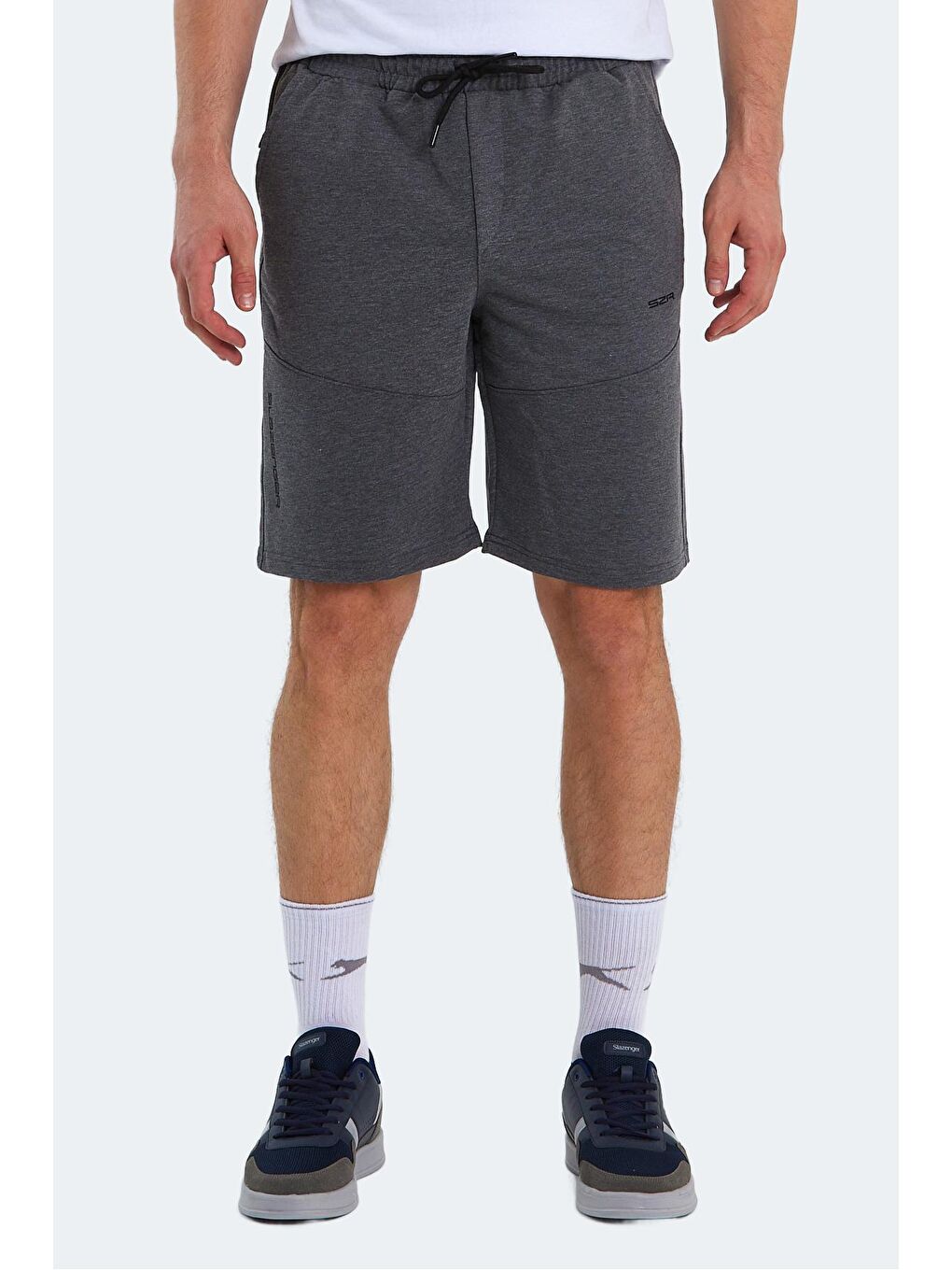 ORIA Erkek Şort Koyu Gri-2