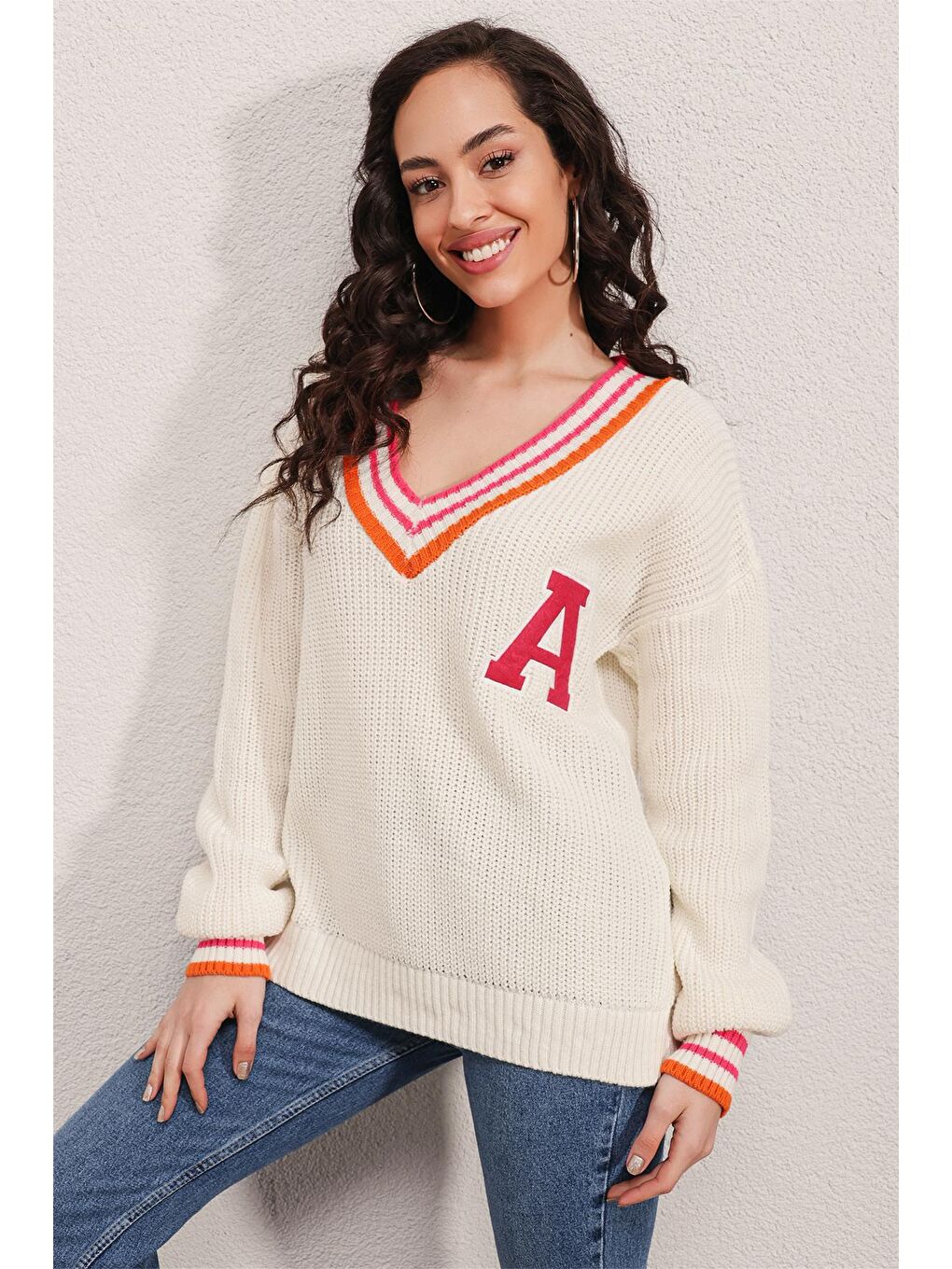 15802 V Yaka Kolej Triko Kazak - Fuşya-2