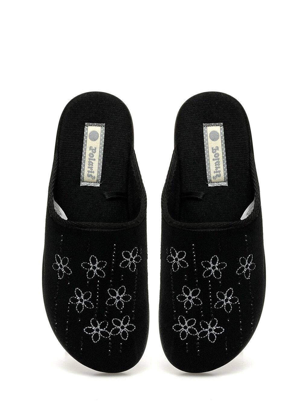 603115.Z3PR Siyah Kadın Ev Terliği-3