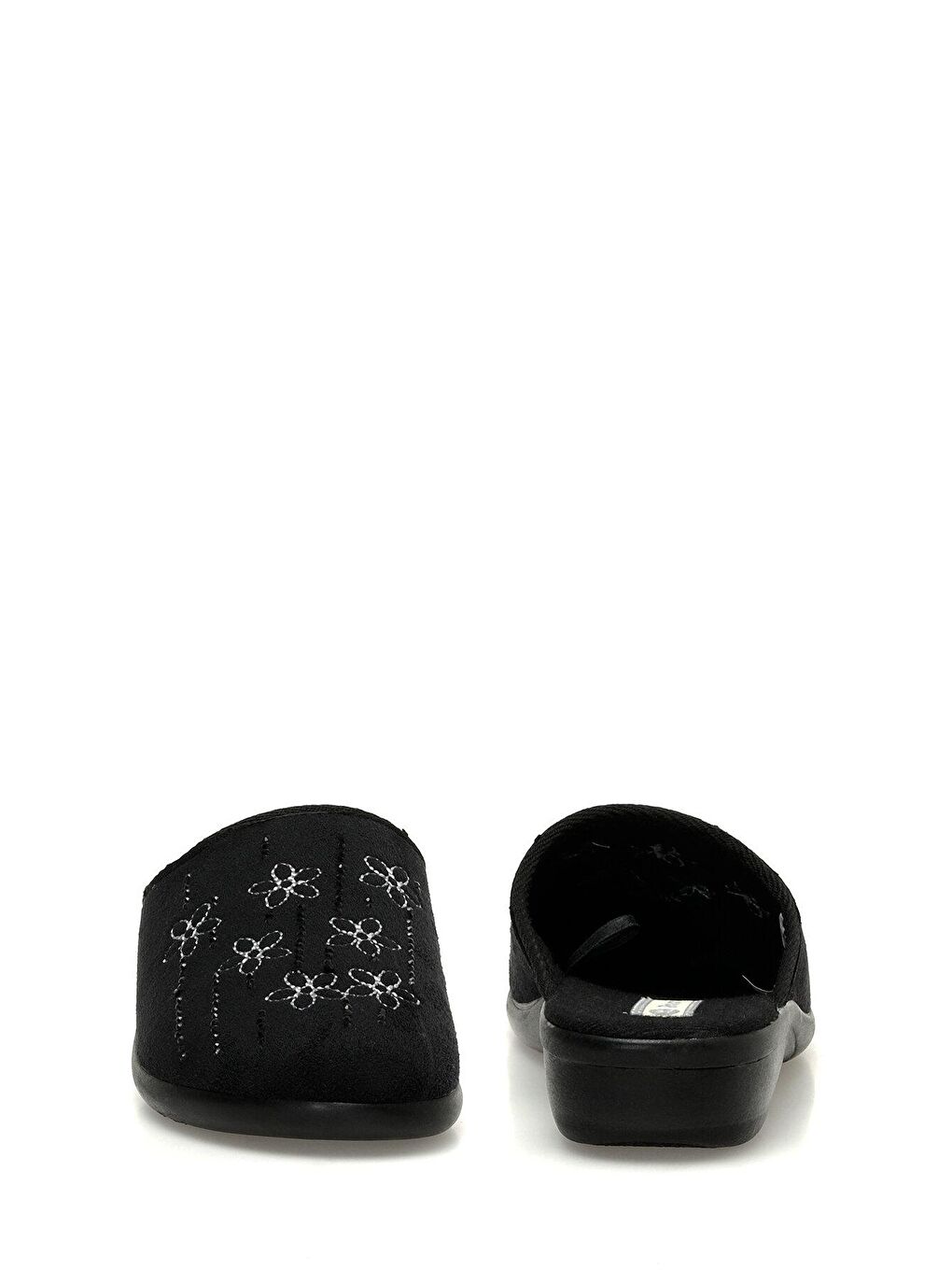 603115.Z3PR Siyah Kadın Ev Terliği-4