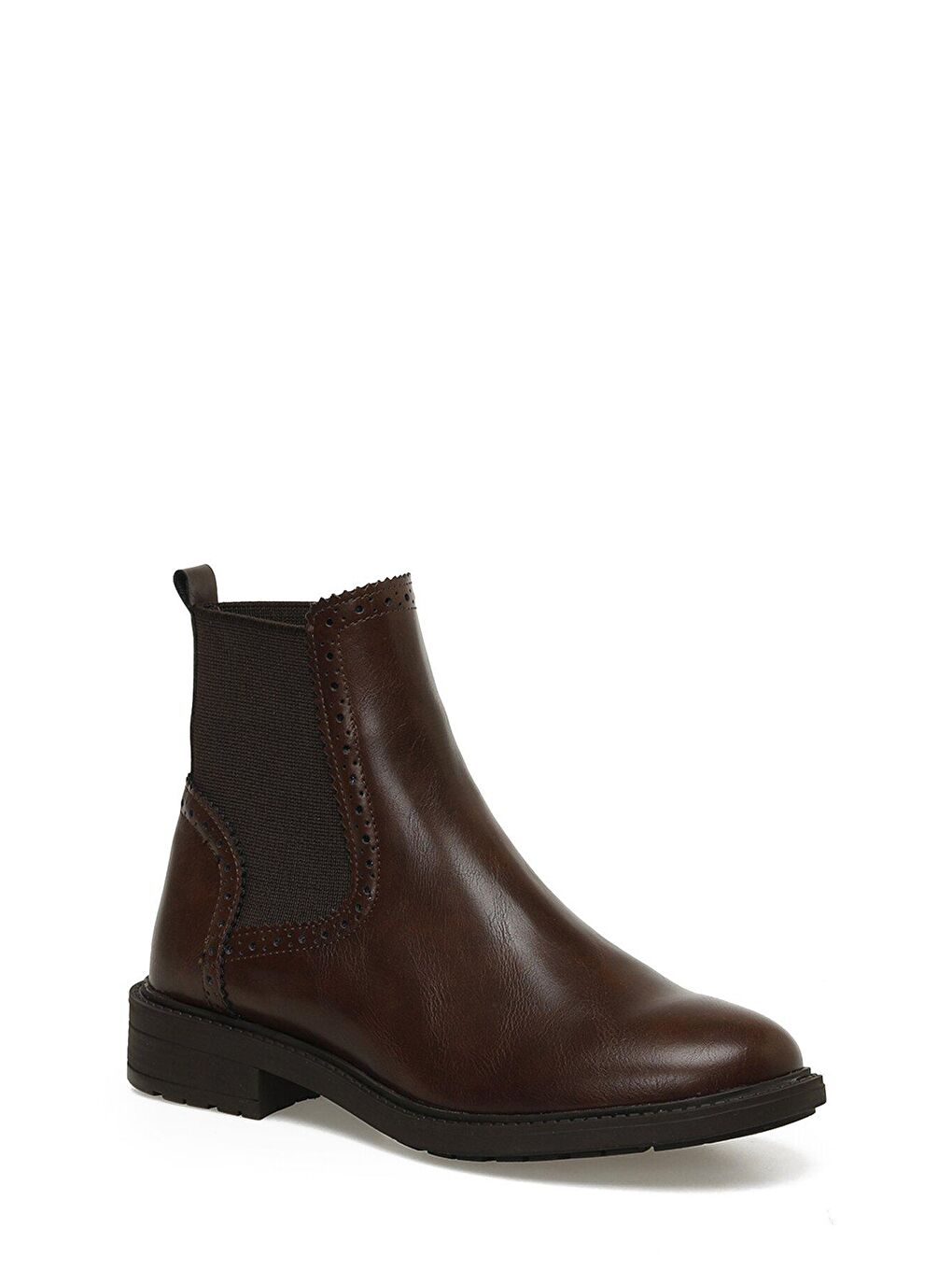 Kahverengi 322082.Z 3PR Taba Kadın Düz Bot-1