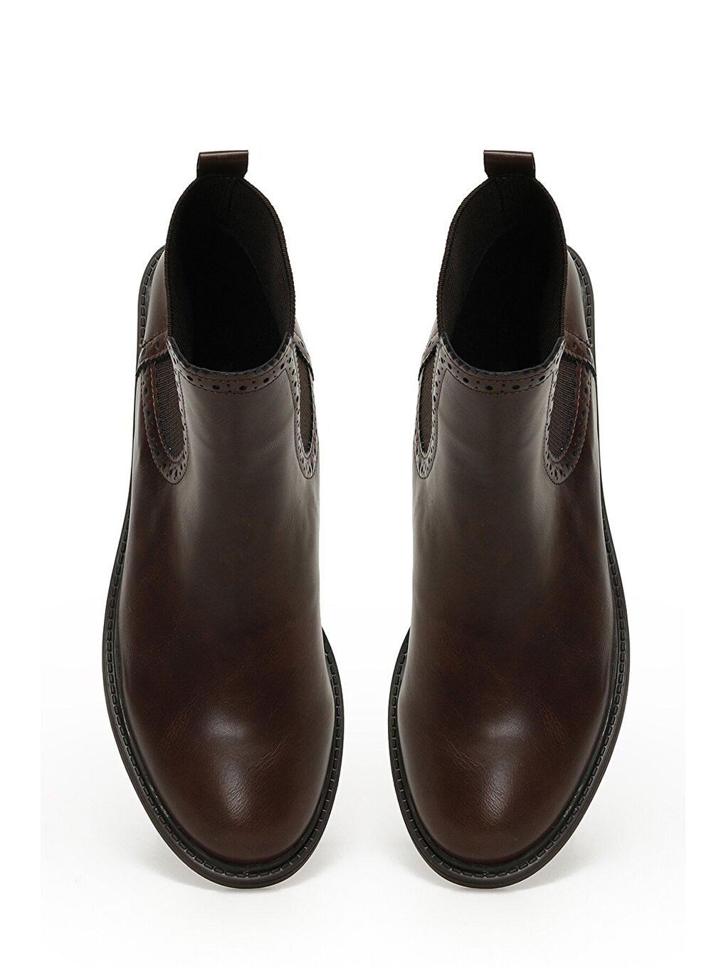 Kahverengi 322082.Z 3PR Taba Kadın Düz Bot-3