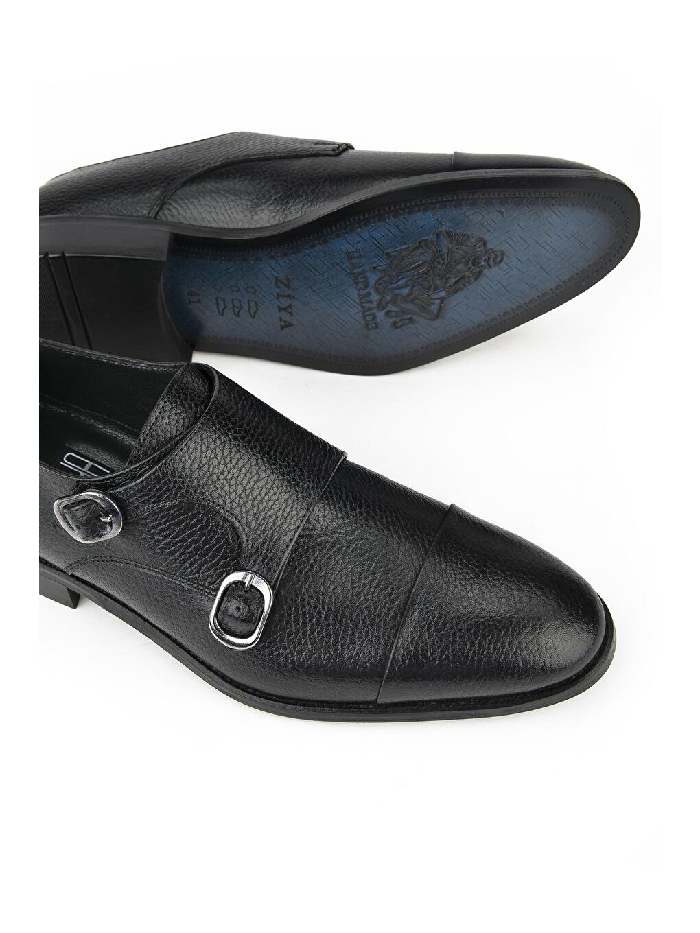 Erkek Hakiki Deri Klasik Ayakkabı 1331027Z507 Siyah-3