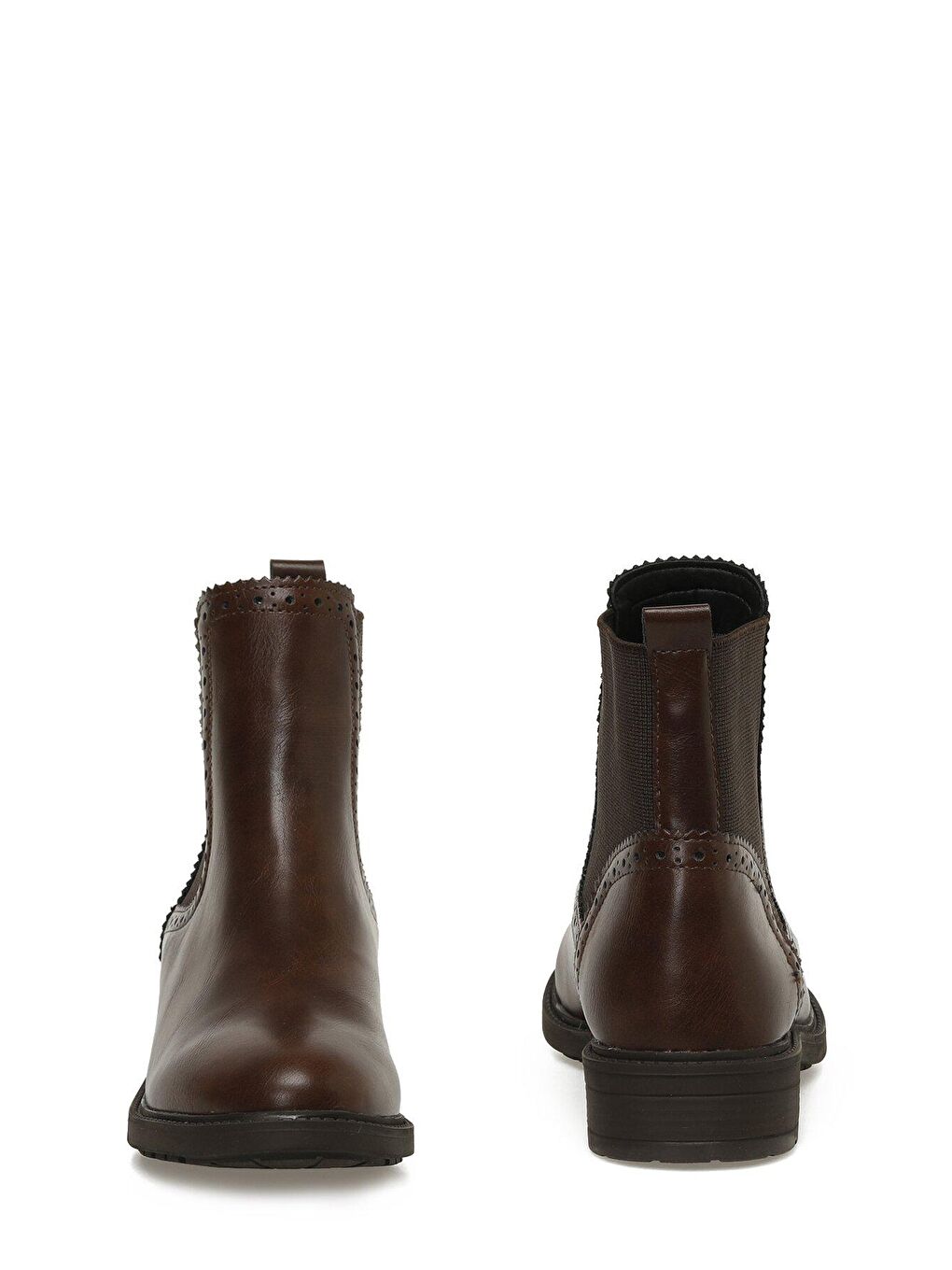 Kahverengi 322082.Z 3PR Taba Kadın Düz Bot-4