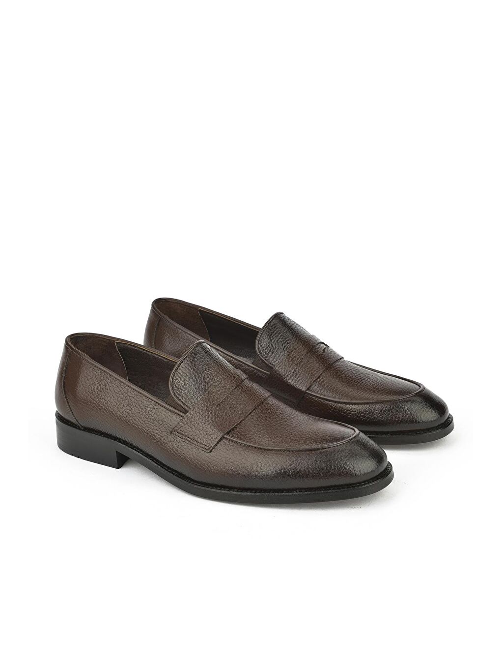 Kahverengi Erkek Hakiki Deri Klasik Ayakkabı 1331027Z106 Kahve-1