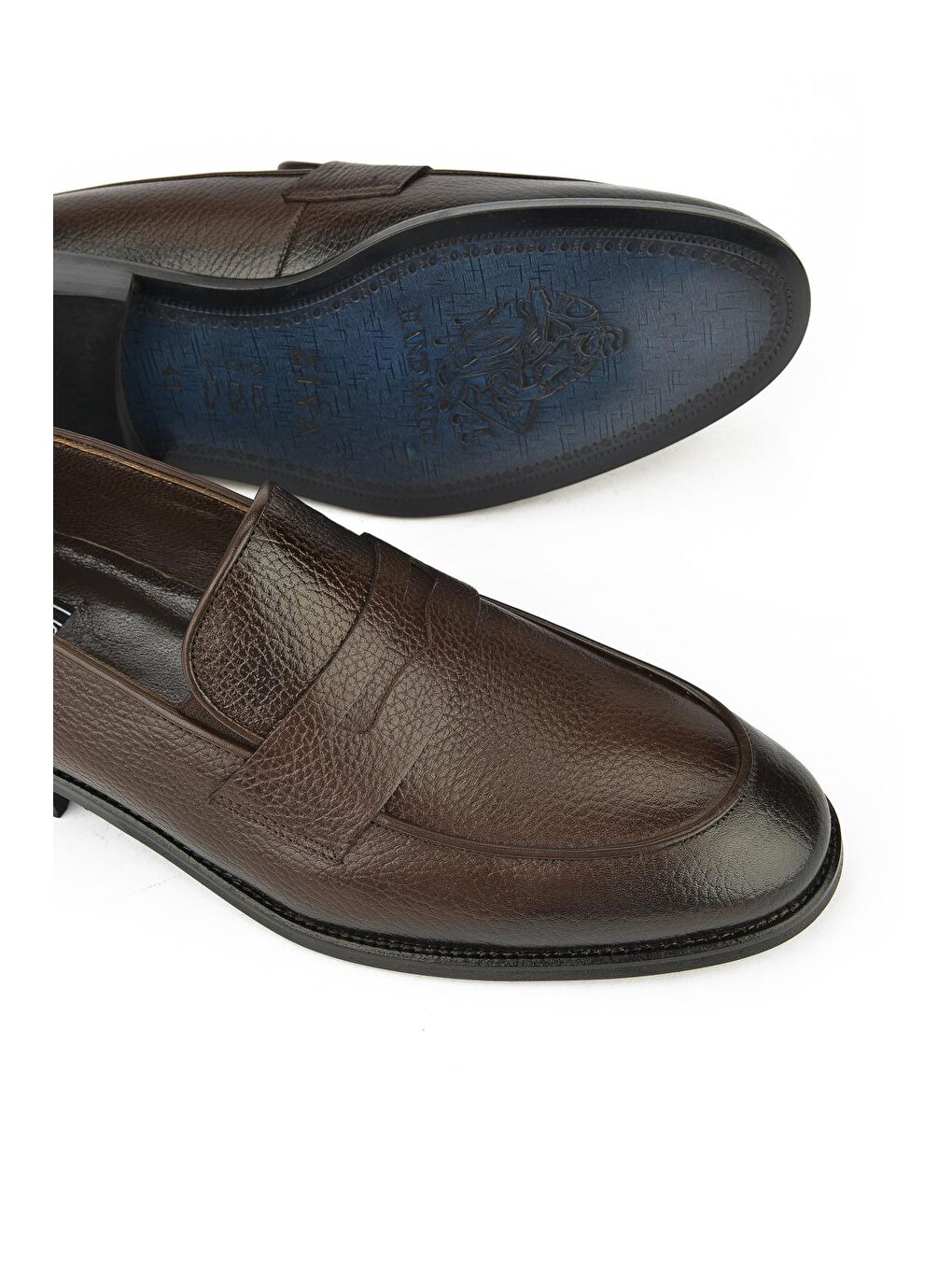 Kahverengi Erkek Hakiki Deri Klasik Ayakkabı 1331027Z106 Kahve-3