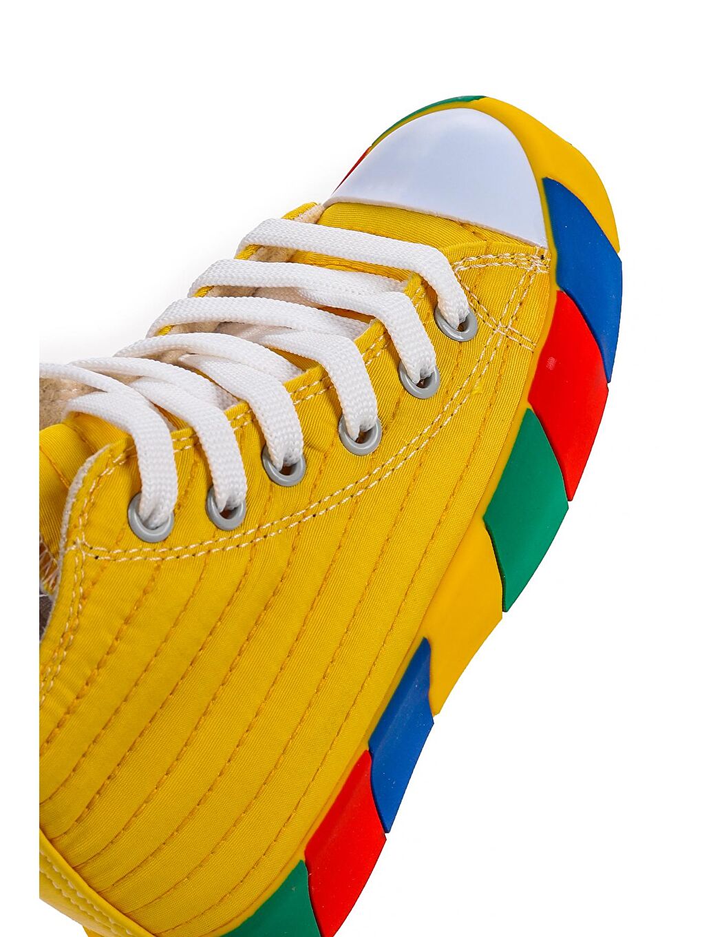 Sarı Fermuarlı Işıklı Kız/Erkek Çocuk Spor Ayakkabı Alf 200-4