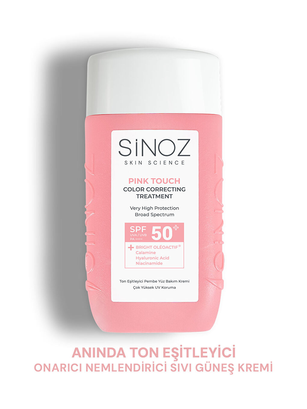 Pink Touch Anında Ton Eşitleyici Onarıcı Nemlendirici Pembe Yüz Güneş Kremi Spf50