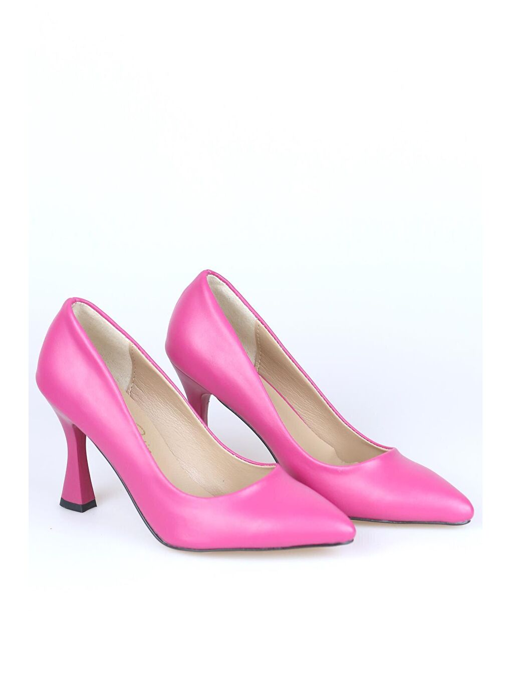 Pembe Kadeh Topuk Kadın Şık Klasik Topuk 001-2921-22Cilt-3
