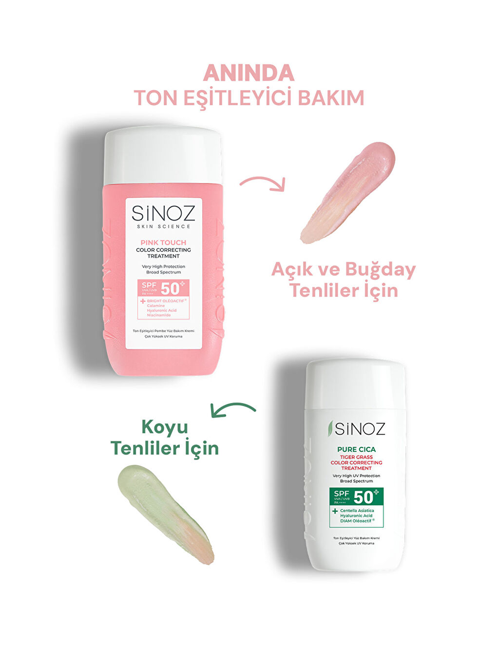 Pink Touch Anında Ton Eşitleyici Onarıcı Nemlendirici Pembe Yüz Güneş Kremi Spf50-5
