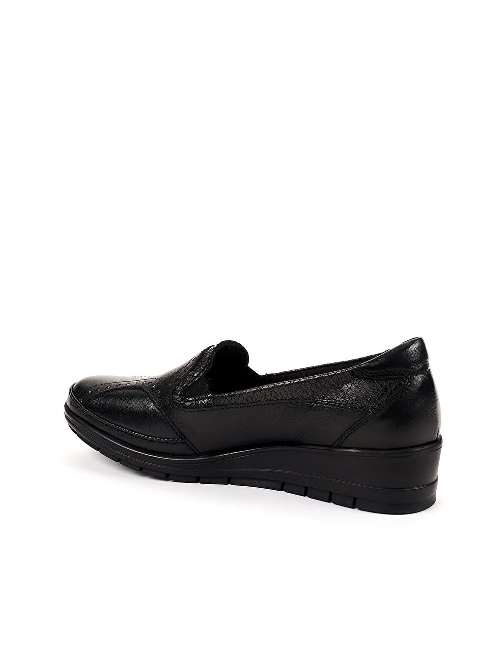 MIMOZA-H Comfort Kadın Deri Ayakkabı Siyah-1