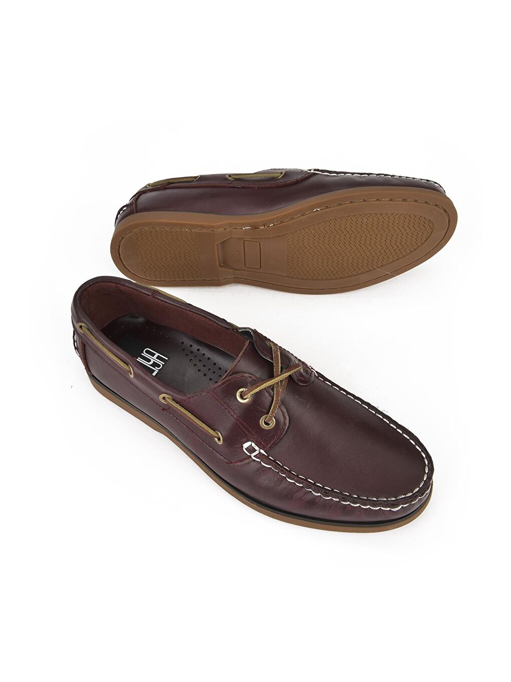 Erkek Hakiki Deri Ayakkabı 1311007 1016 Bordo-3