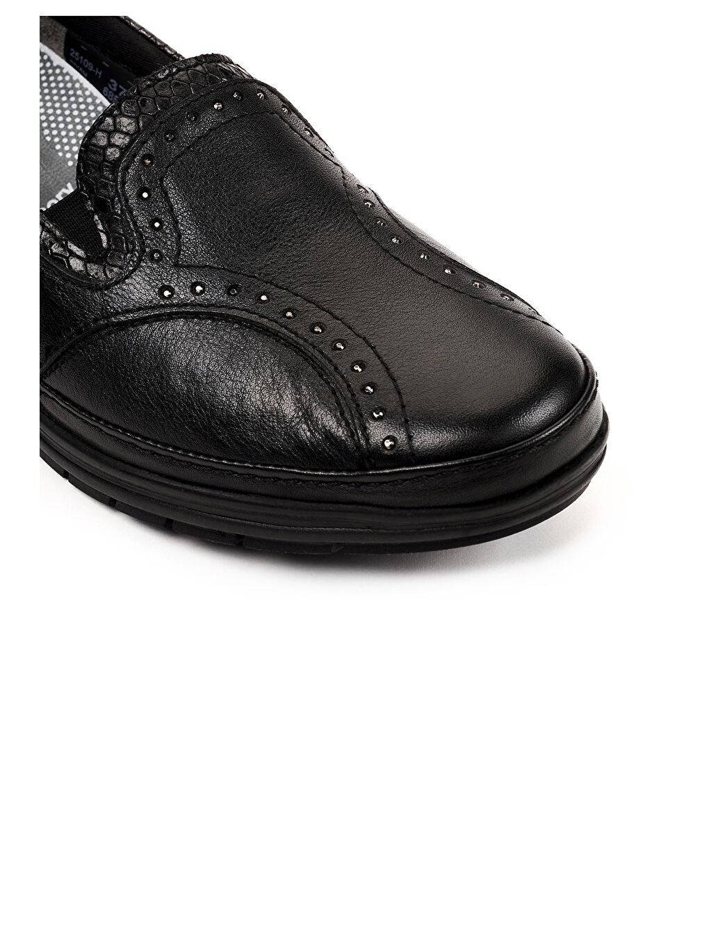 MIMOZA-H Comfort Kadın Deri Ayakkabı Siyah-4