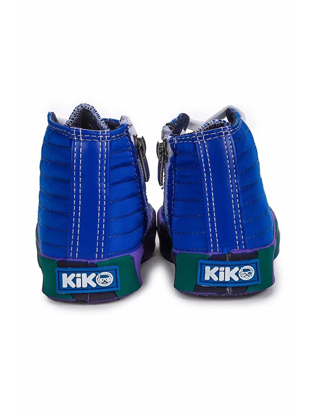 Mavi Fermuarlı Işıklı Kız/Erkek Çocuk Spor Ayakkabı Alf 200-3