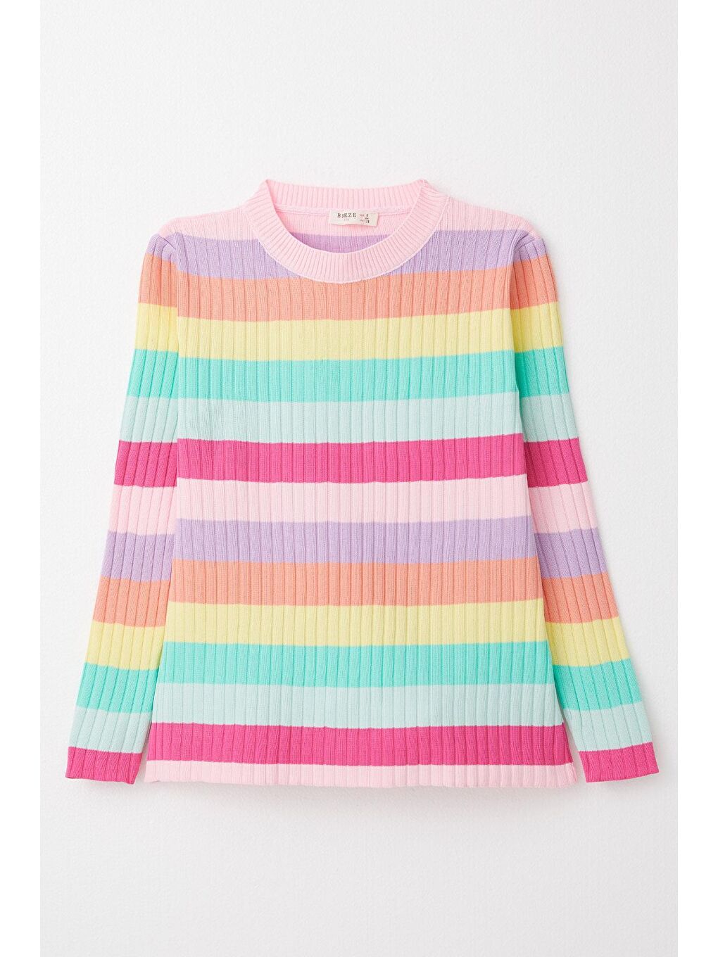 Kız Çocuk Triko Kazak Renkli Karışık Renk (8-14 Yaş)-2