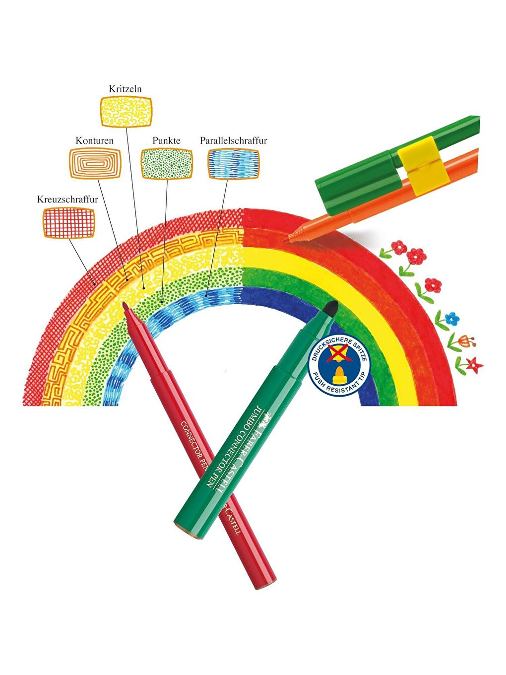Eğlenceli Keçeli Kalem 20 Renk-1