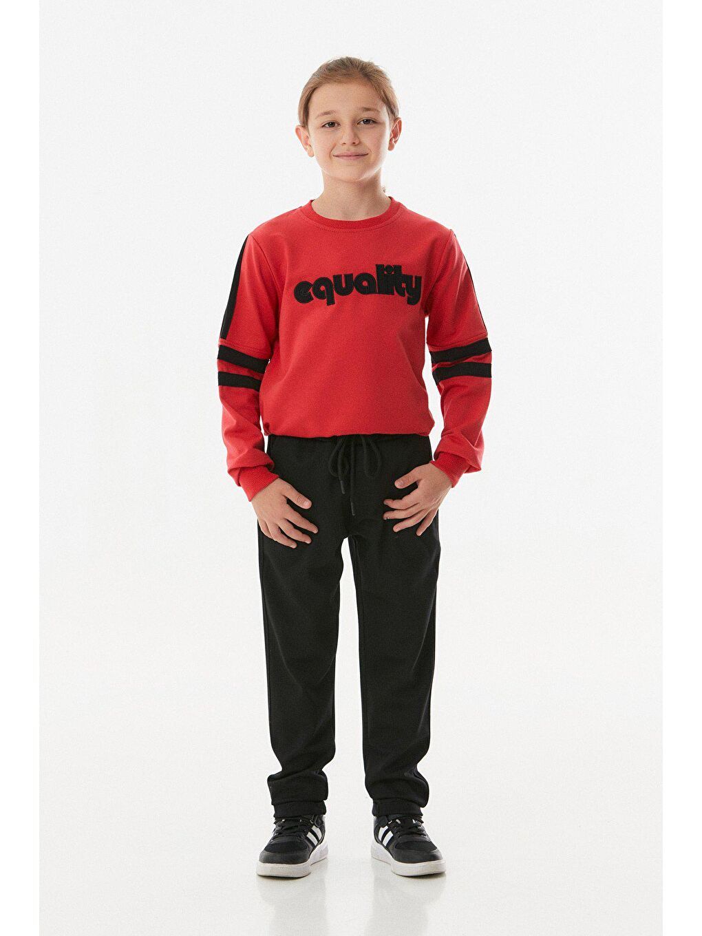 Siyah Erkek Çocuk Eşofman Altı-1