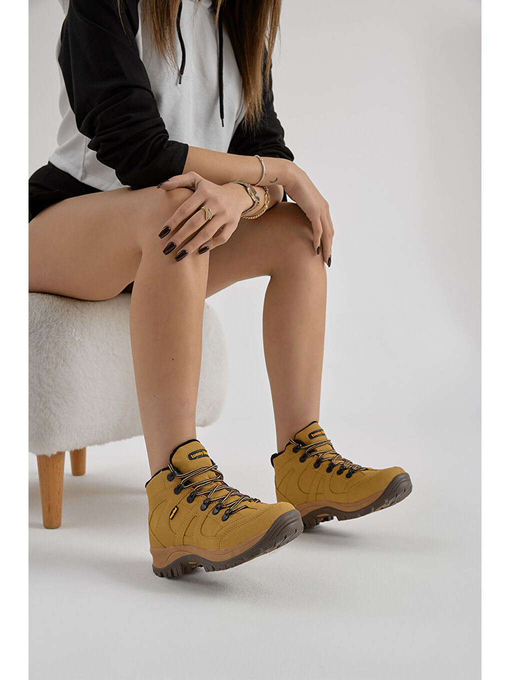 Kahverengi Unisex Camel Trekkıng Bot V2Rts-1