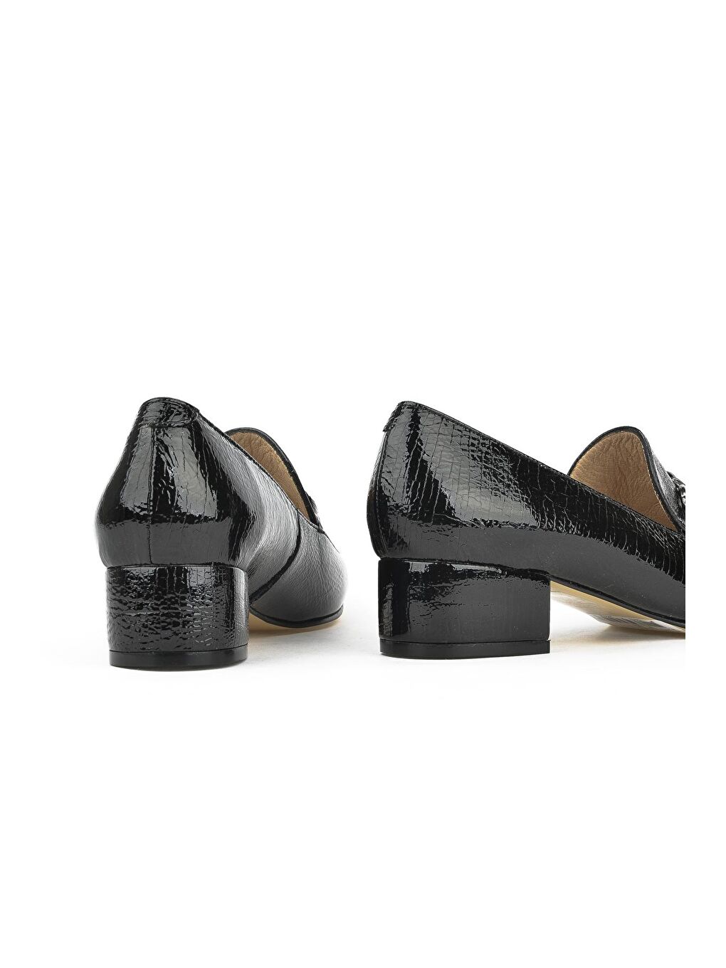 Kadın Hakiki Deri Topuklu Ayakkabı 1331003Z16072 Siyah-2