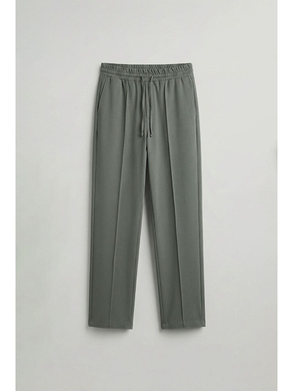 Erkek Beli Lastikli Baggy Pantolon Haki