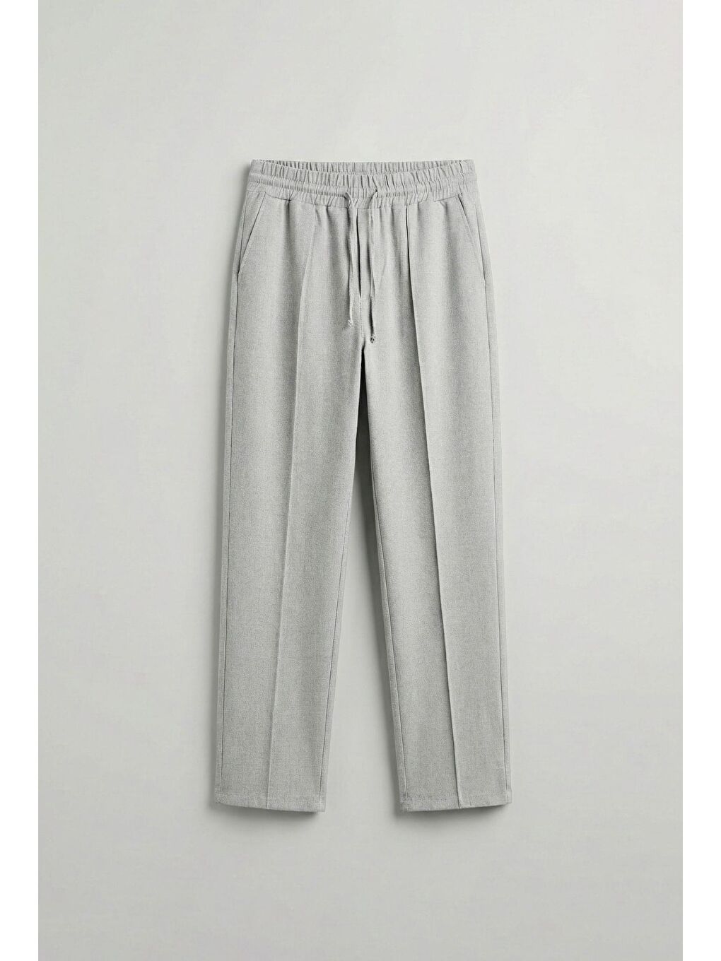 Beli Lastikli Baggy Erkek Pantolon Gri