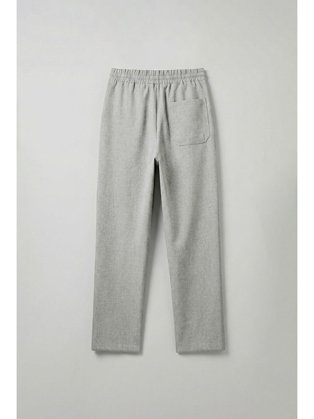 Beli Lastikli Baggy Erkek Pantolon Gri-1