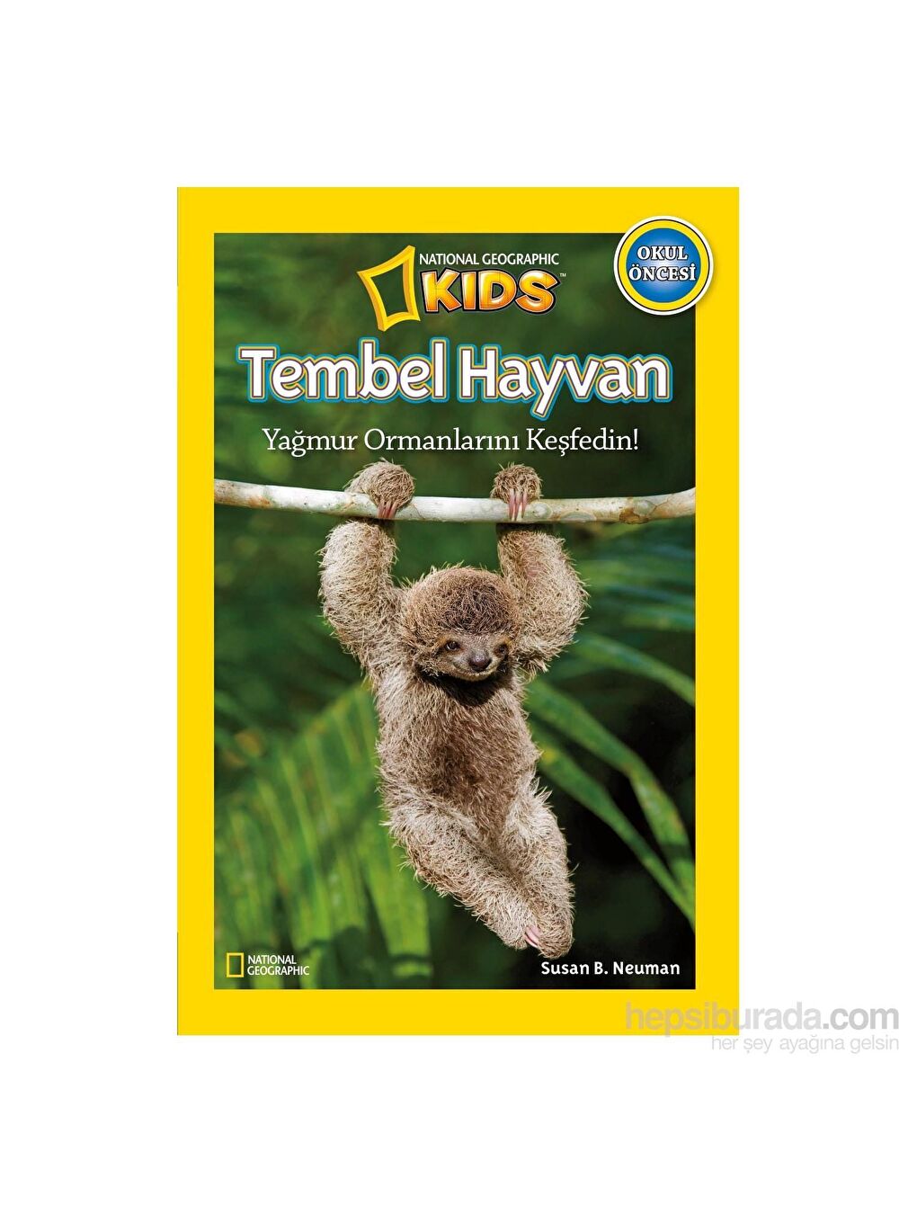 Beta Kids National Geographic Kids Okul Öncesi / Tembel Hayvan -KTP