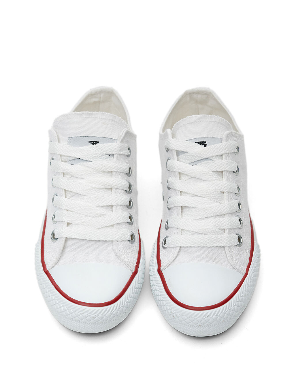 Unisex Beyaz Rahat Kalıp Sneaker Ayakkabı-2