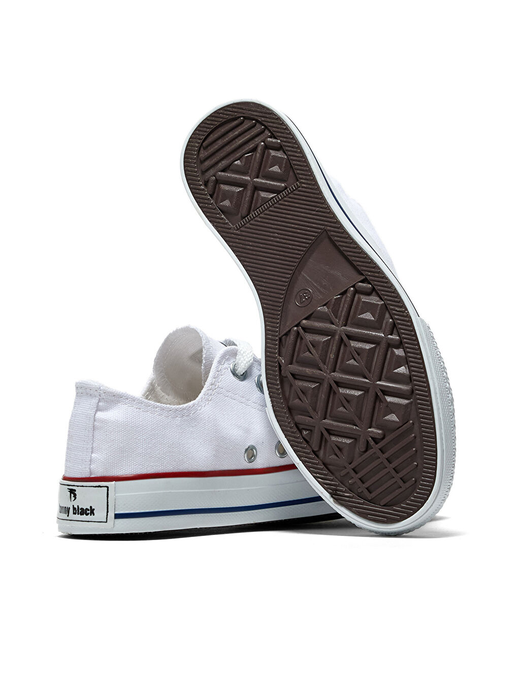 Unisex Beyaz Rahat Kalıp Sneaker Ayakkabı-4