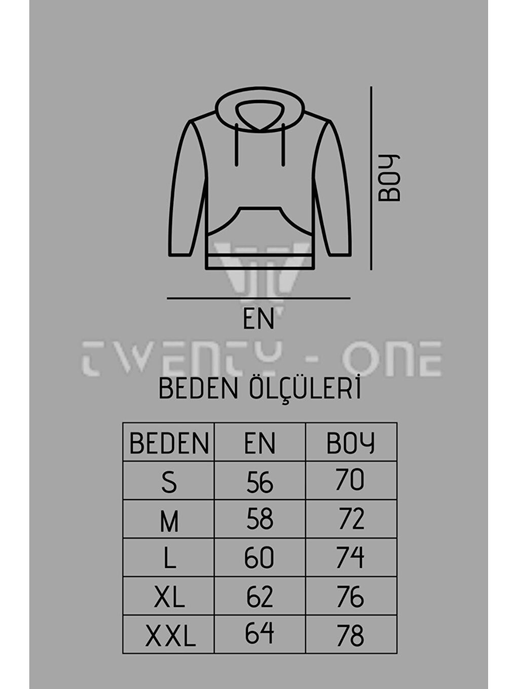 Trendseninle Kadın Mor Intense Feelings Sırt Baskılı Oversize Hoodie - 2