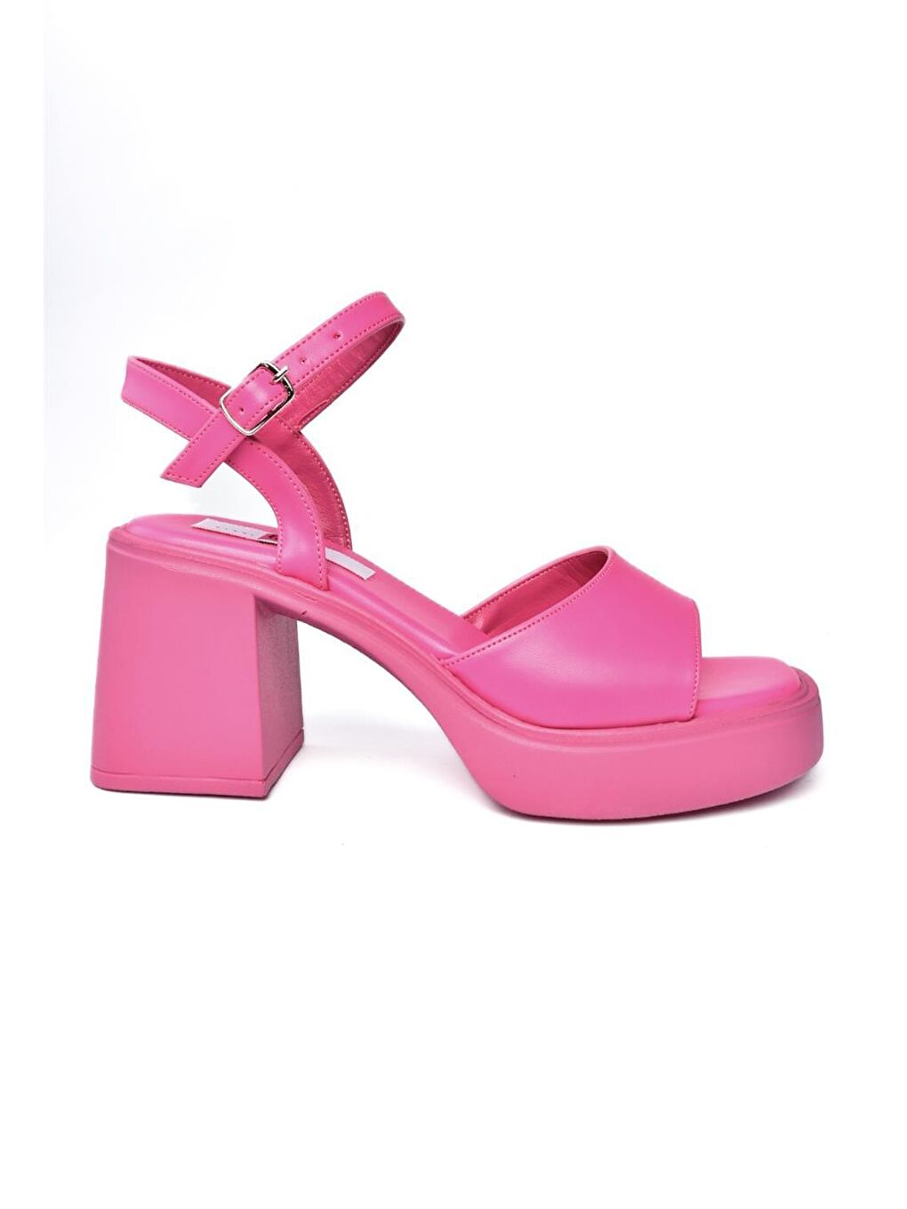 P820015509 Fuşya Kalın Topuklu Kadın Ayakkabı-4