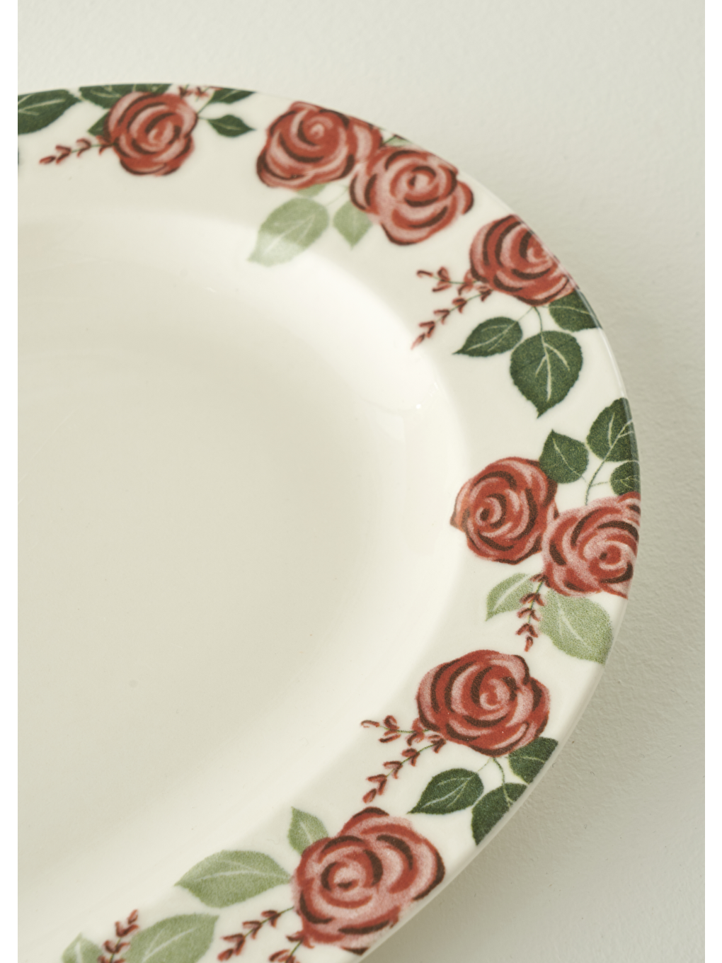 Karışık Rose Porselen Bordürlü Sunum Tabağı (25 Cm)-9